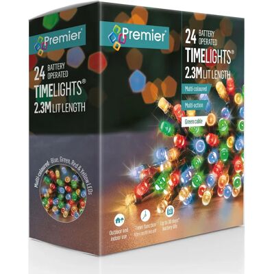 Premier - 24LED 2.3m - Multi Coloured - Outdoor lights Premier - 24LED 2.3m - Multi Coloured - Outdoor lights