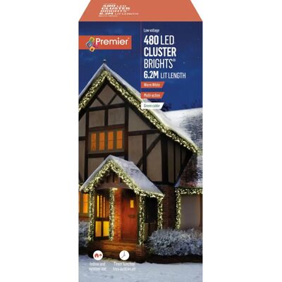 Premier - 480LED - Cool White - 6.2m - Christmas Tree Lights Premier - 480LED - Cool White - 6.2m - Christmas Tree Lights