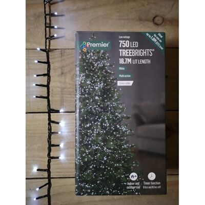 Premier Decorations White 750 LED Christmas Tree Brights - LED Christmas Tree Lights Premier Decorations White 750 LED Christmas Tree Brights - LED Christmas Tree Lights
