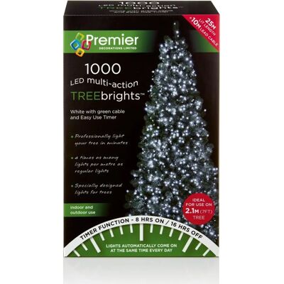 Premier Decorations 1000LED White Christmas Lights - Christmas Lights Premier Decorations 1000LED White Christmas Lights - Christmas Lights