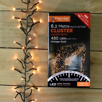 Premier 6.2M Vintage Gold LED Outdoor Lights - LED Outdoor Lights Premier 6.2M Vintage Gold LED Outdoor Lights - LED Outdoor Lights