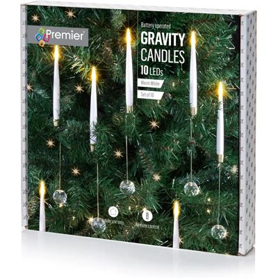 Premier - 31cm Candle Set - Warm White - Candle Set Premier - 31cm Candle Set - Warm White - Candle Set