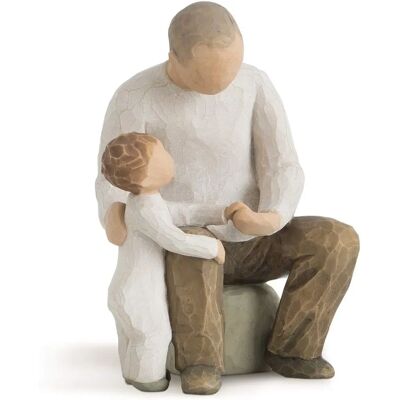 Figurine Grand-père Willow Tree - Résine artisanale 14cm Figurine Grand-père Willow Tree - Résine artisanale 14cm