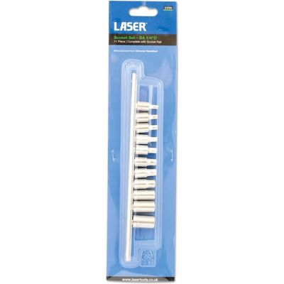 Laser 3399 - Klucz nasadowy D BA 1/4" do nakrętek Laser 3399 - Klucz nasadowy D BA 1/4" do nakrętek