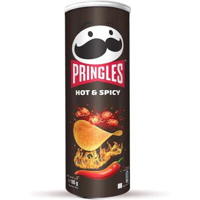 Kellogg's Pringles Hot&Spicy 165g - Snack - Publicité Kellogg's Pringles Hot&Spicy 165g - Snack - Publicité