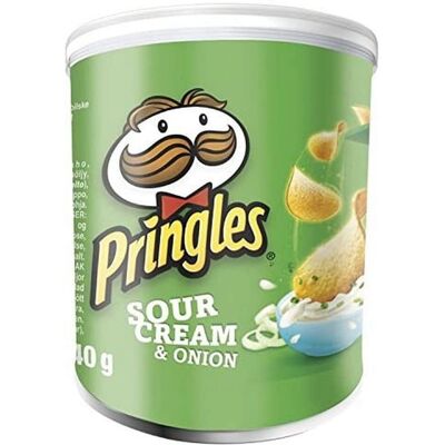 Pringles Crème Aigre & Oignon - Snack - Publicité Pringles Crème Aigre & Oignon - Snack - Publicité