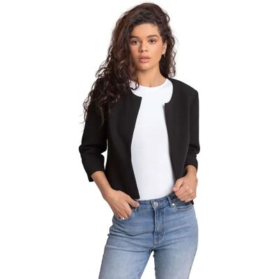 Veste en jacquard noire Roman 18 - Veste - Publicité Veste en jacquard noire Roman 18 - Veste - Publicité