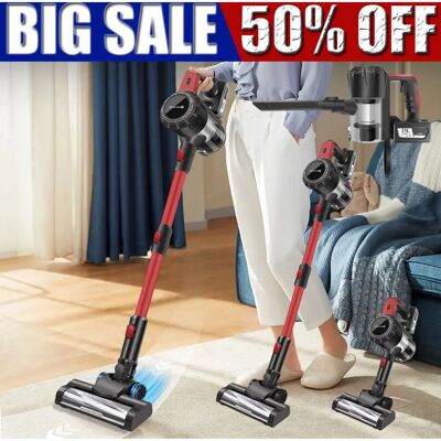 Dayplus Cordless Vacuum Cleaner - Lightweight, HEPA, Multi-Mode Dayplus Cordless Vacuum Cleaner - Lightweight, HEPA, Multi-Mode