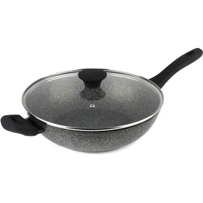 Salter BW05753S Megastone Wok - Hartstein Antihaft, 28cm Salter BW05753S Megastone Wok - Hartstein Antihaft, 28cm