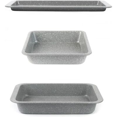 Salter COMBO-2184 Marble Collection Cookware Set - Non-stick, Oven Safe, PFOA Free Salter COMBO-2184 Marble Collection Cookware Set - Non-stick, Oven Safe, PFOA Free