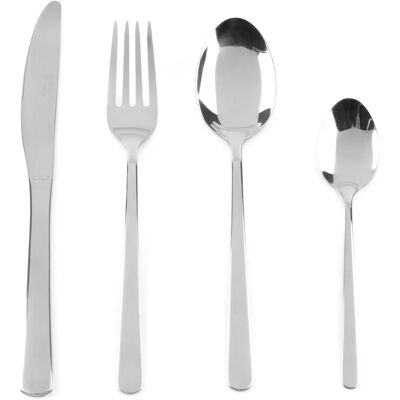 Russell Hobbs Deluxe Vienna 16-Piece Cutlery Set - Stainless Steel Russell Hobbs Deluxe Vienna 16-Piece Cutlery Set - Stainless Steel