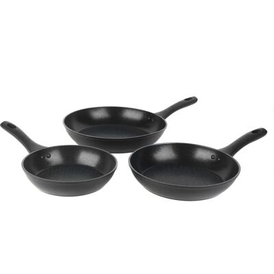 Salter BW08773 Geo Hex 3-teiliges Pfannen-Set - Antihaft, Induktion Salter BW08773 Geo Hex 3-teiliges Pfannen-Set - Antihaft, Induktion