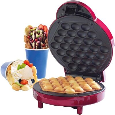 Giles & Posner Waffle Maker - Electric Dessert Waffle Maker 800-1000W Red Giles & Posner Waffle Maker - Electric Dessert Waffle Maker 800-1000W Red