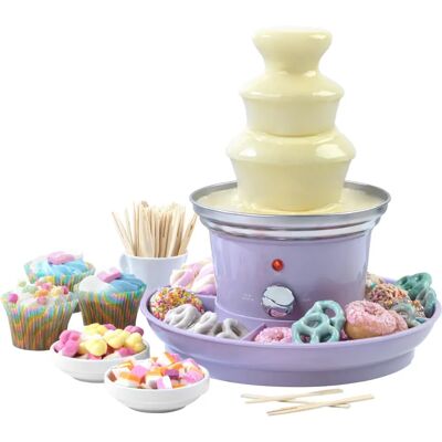 Giles & Posner Ek3428gspp - Purple - 3 Tier - 70-90W Chocolate Fountain Giles & Posner Ek3428gspp - Purple - 3 Tier - 70-90W Chocolate Fountain