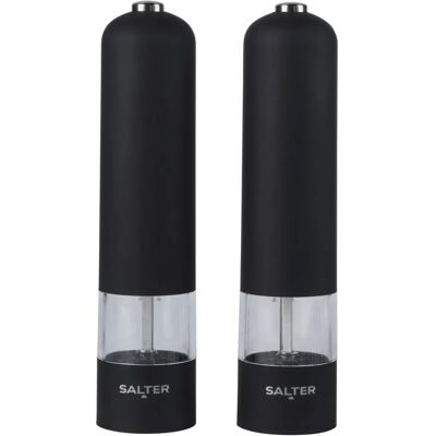 Salter Elektrische Salz- & Pfeffermühle - Modern, Batteriebetrieben Salter Elektrische Salz- & Pfeffermühle - Modern, Batteriebetrieben