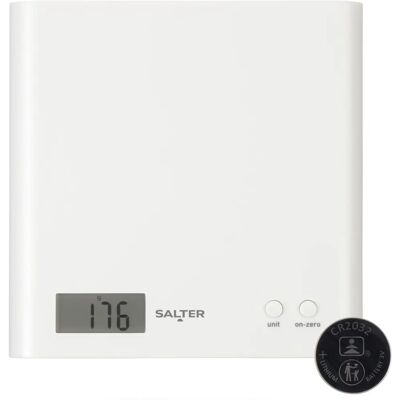 Balance de Cuisine Numérique Salter - Écran LCD, 3kg Max, Compacte Balance de Cuisine Numérique Salter - Écran LCD, 3kg Max, Compacte