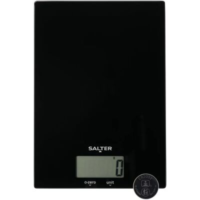 Salter 1170 BKDR Digital Kitchen Scale - 5kg Capacity, Slim Design Salter 1170 BKDR Digital Kitchen Scale - 5kg Capacity, Slim Design