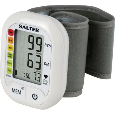 Monitor della pressione sanguigna da polso automatico Salter BPW9101EU - Rilevatore di battito irregolare Monitor della pressione sanguigna da polso automatico Salter BPW9101EU - Rilevatore di battito irregolare