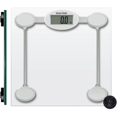 Salter 9018S SV3R Cyfrowa waga łazienkowa ze szkła - 180 kg maksymalnie - Łatwy odczyt Salter 9018S SV3R Cyfrowa waga łazienkowa ze szkła - 180 kg maksymalnie - Łatwy odczyt