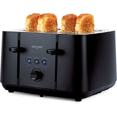 Salter EK5565MBLKF Black 4 Slice Toaster - Toaster Salter EK5565MBLKF Black 4 Slice Toaster - Toaster