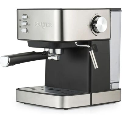 Salter Machine à Espresso - Manuelle, 15-bar, Fouet à lait Salter Machine à Espresso - Manuelle, 15-bar, Fouet à lait