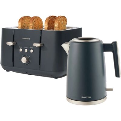 Salter Marino - Blue - 1.7L - 4-slice - Kettle and Toaster Set Salter Marino - Blue - 1.7L - 4-slice - Kettle and Toaster Set