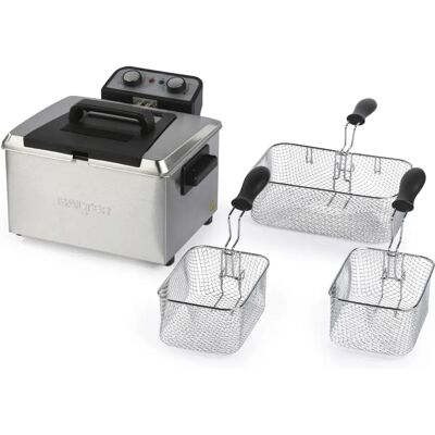 Salter - 5L Stainless Steel Deep Fat Fryer Salter - 5L Stainless Steel Deep Fat Fryer