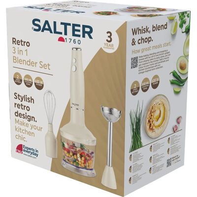 Salter - EK6685CRM - Cream - 600W - Food chopper Salter - EK6685CRM - Cream - 600W - Food chopper