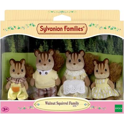 Sylvanian Families Walnut Squirrel Family - Children's Toy Figure Sylvanian Families Walnut Squirrel Family - Children's Toy Figure
