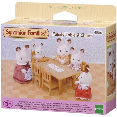 Sylvanian Families Malli 4506 Perheen Pöytä ja Tuolit - Lelut Sylvanian Families Malli 4506 Perheen Pöytä ja Tuolit - Lelut