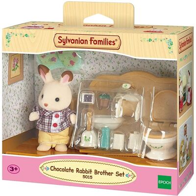 Sylvanian Families Nabytek Schokoladenhase - Bruder und Badezimmer - Spielset Sylvanian Families Nabytek Schokoladenhase - Bruder und Badezimmer - Spielset
