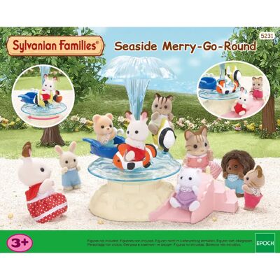Conjunto de Brinquedos Sylvanian Families 5231 - Carrusel e Fonte de Água Conjunto de Brinquedos Sylvanian Families 5231 - Carrusel e Fonte de Água