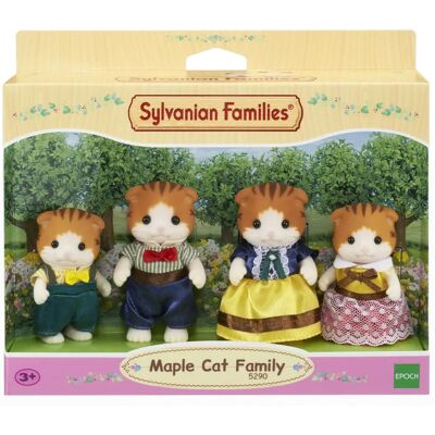Famille Maple Chat de Sylvanian Families - Figurine pour Enfants Famille Maple Chat de Sylvanian Families - Figurine pour Enfants