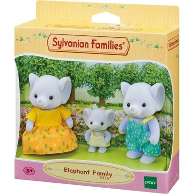 Famille d'Éléphants Sylvanian Families - Figurine d'Animal Famille d'Éléphants Sylvanian Families - Figurine d'Animal