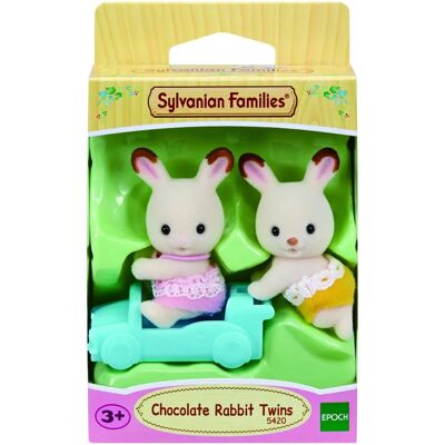 Sylvanian Families Chocolate Rabbit Twins (5420) Sylvanian Families Chocolate Rabbit Twins (5420)
