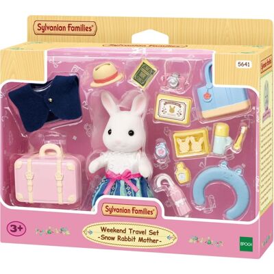 Sylvanian Families Set de Viaje de Fin de Semana - Madre Conejo de Nieve (5641) Sylvanian Families Set de Viaje de Fin de Semana - Madre Conejo de Nieve (5641)