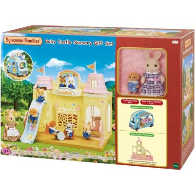 Sylvanian Families 5670 leksakssæt - Slott och buss - Lekset Sylvanian Families 5670 leksakssæt - Slott och buss - Lekset