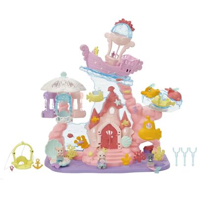 Sylvanian Families Castillo de Sirena Bebé - Sets de Casa de Muñecas Sylvanian Families Castillo de Sirena Bebé - Sets de Casa de Muñecas
