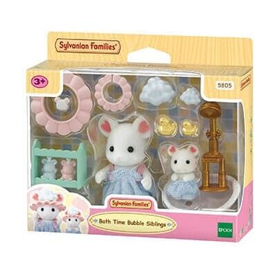 Sylvanian Families Marshmallow Mouse Doll - Bath Set Sylvanian Families Marshmallow Mouse Doll - Bath Set
