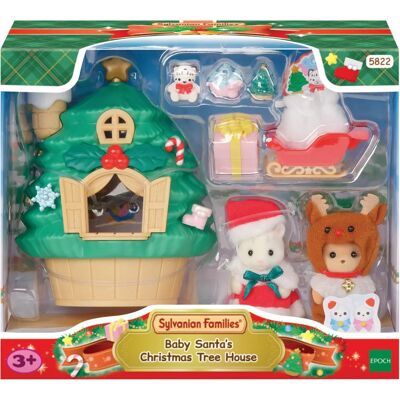 Sylvanian Families 5822 Baby Santa's Weihnachtsbaum-Haus - Puppenhaus Sylvanian Families 5822 Baby Santa's Weihnachtsbaum-Haus - Puppenhaus