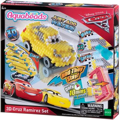 Aquabeads Gelb 3D Cruz Ramirez Set - Spielzeugset Aquabeads Gelb 3D Cruz Ramirez Set - Spielzeugset