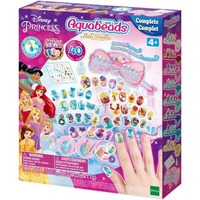 Studio paznokci Disney Princess Aquabeads - Zestaw do sztuki paznokci Studio paznokci Disney Princess Aquabeads - Zestaw do sztuki paznokci