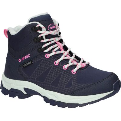 Hi-Tec Raven Mid Wp Navy/Blue Wanderschuhe - trekking shoes Hi-Tec Raven Mid Wp Navy/Blue Wanderschuhe - trekking shoes