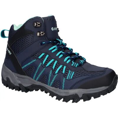 Hi-Tec Jaguar Mid Waterproof Navy Women's Hiking Boots - Light Hi-Tec Jaguar Mid Waterproof Navy Women's Hiking Boots - Light