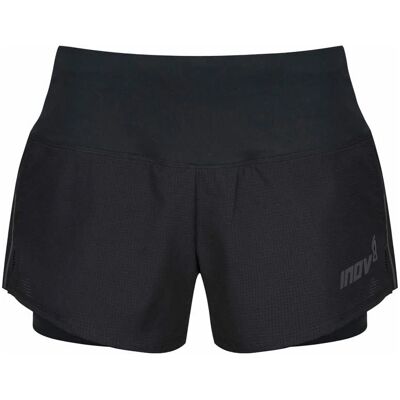 Inov-8 Dámské trailové kraťasy TrailFly Ultra 3" 2v1 - Černá Inov-8 Dámské trailové kraťasy TrailFly Ultra 3" 2v1 - Černá