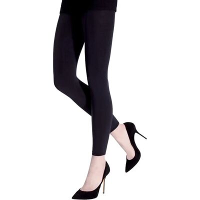 Silky Black Model - Thigh-High Tights Silky Black Model - Thigh-High Tights