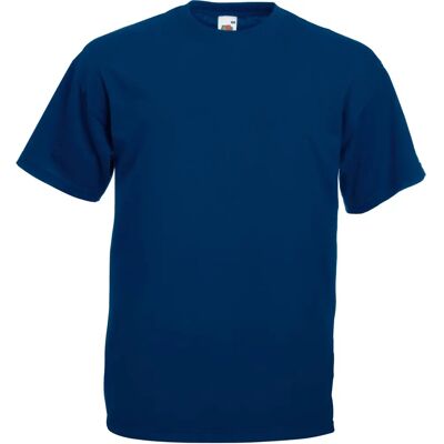 Fruit of the Loom Navy 4XL Short Sleeve T-Shirt Fruit of the Loom Navy 4XL Short Sleeve T-Shirt