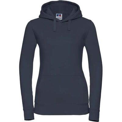 Russell Damen Premium Authentic Hoodie - 3-Schicht Stoff - Französisch Navy Russell Damen Premium Authentic Hoodie - 3-Schicht Stoff - Französisch Navy