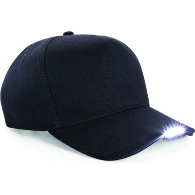 Beechfield LED Light Baseball Cap - Unisexe Noir - Publicité Beechfield LED Light Baseball Cap - Unisexe Noir - Publicité