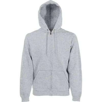 Sweat à Capuche Homme Gris Foncé - Zip - 2XL - Publicité Sweat à Capuche Homme Gris Foncé - Zip - 2XL - Publicité